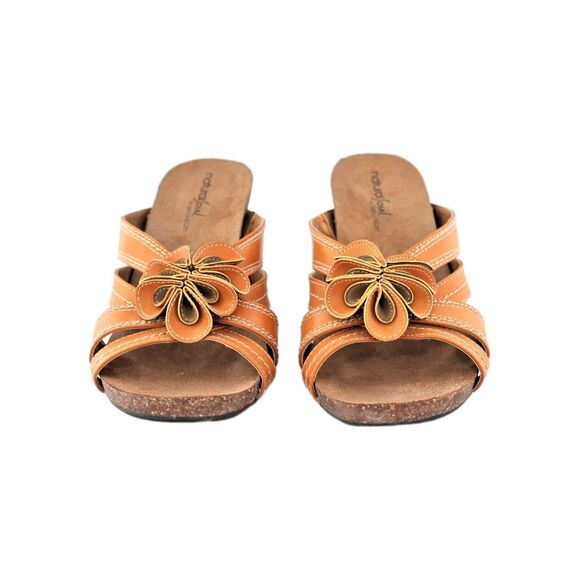 Naturalizer Natural Soul Women's Sandles Strappy Saddle Tan Size 9M - Picture 3 of 11